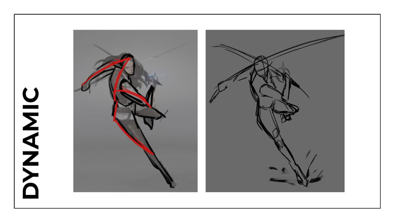 Floating archer pose reference in profile - AdorkaStock